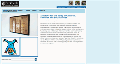 Desktop Screenshot of iscfsi.bbk.ac.uk