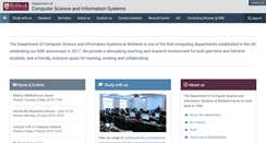 Desktop Screenshot of dcs.bbk.ac.uk